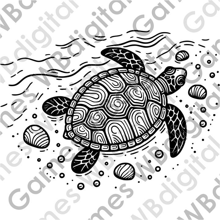 Морская черепаха ползет по берегу. Взрослая черепаха возле воды