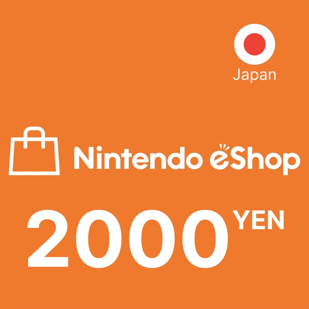 Карта оплаты Nintendo eShop 2000 YEN Japan Код активации Нинтендо / Gift Card (Япония)