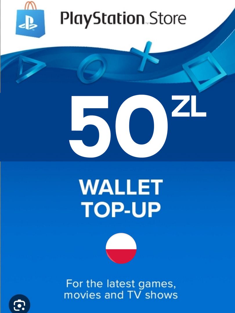 Карта оплаты PlayStation Store на 50 PLN (zl) / Gift Card (Польша) -  скачать Ключи и сертификаты на Wildberries Цифровой | 181503