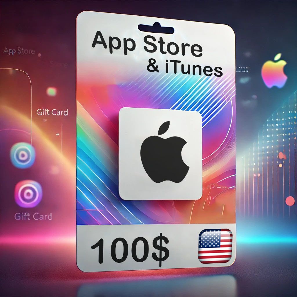 Подарочная карта Apple & iTunes США 100$ (App Store gift card USA ...