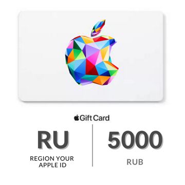 ПОДАРОЧНАЯ КАРТА APPLE НОМИНАЛОМ В 5000 РУБЛЕЙ - Apple - скачать на ...