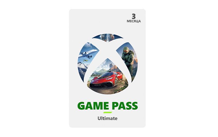 Карта оплаты Xbox Game Pass Ultimate на 3 месяца [Цифровая версия] (RU)