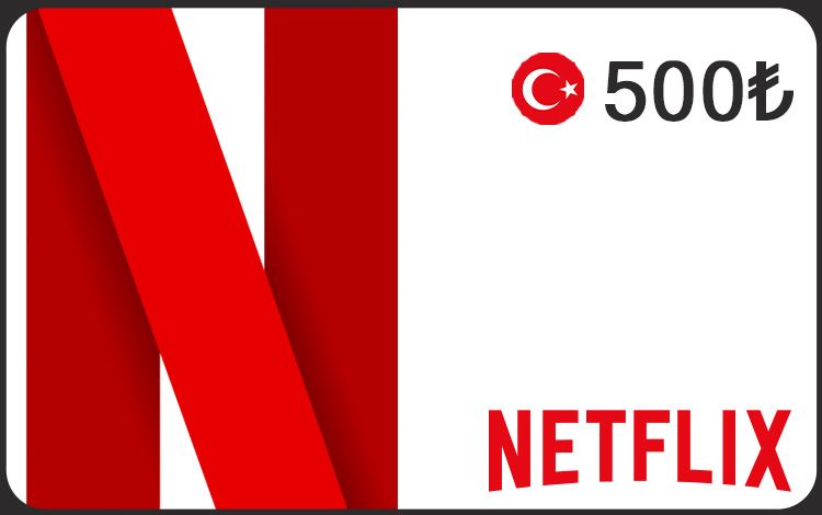 Карта оплаты Netflix 500 TL Turkey [Цифровая версия]