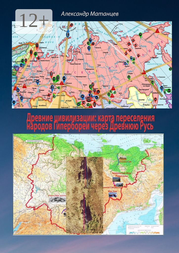 Древние цивилизации: карта переселения народов Гипербореи через древнюю Русь