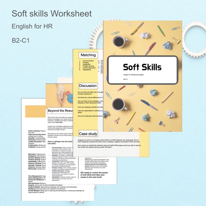 Данный материал лист поможет вам лучше понять значение soft skills и как они влияют на нашу жизнь и