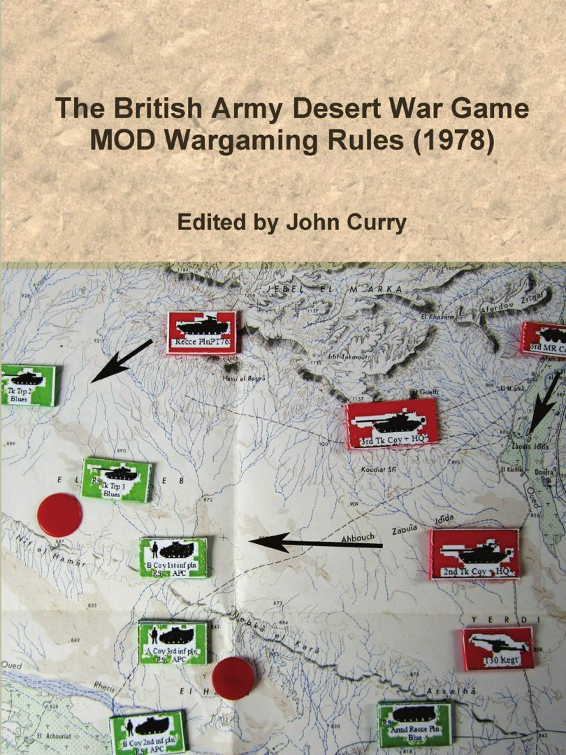 The British Army Desert War Game. Mod Wargaming Rules (1978)