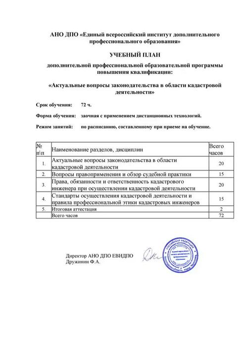 Актуальные вопросы законодательства в области кадастровой деятельности