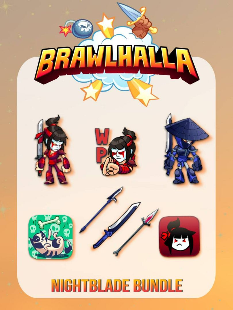 Набор NIGHTBLADE BUNDLE для Brawlhalla