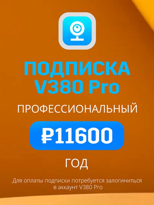 Облачное хранилище V380 Pro Профессиональный план на год