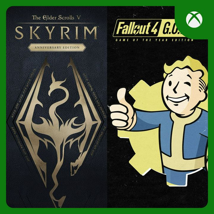 Fallout 4 G.O.T.Y + Skyrim Anniversary Edition Bundle | Xbox One & Series X|S