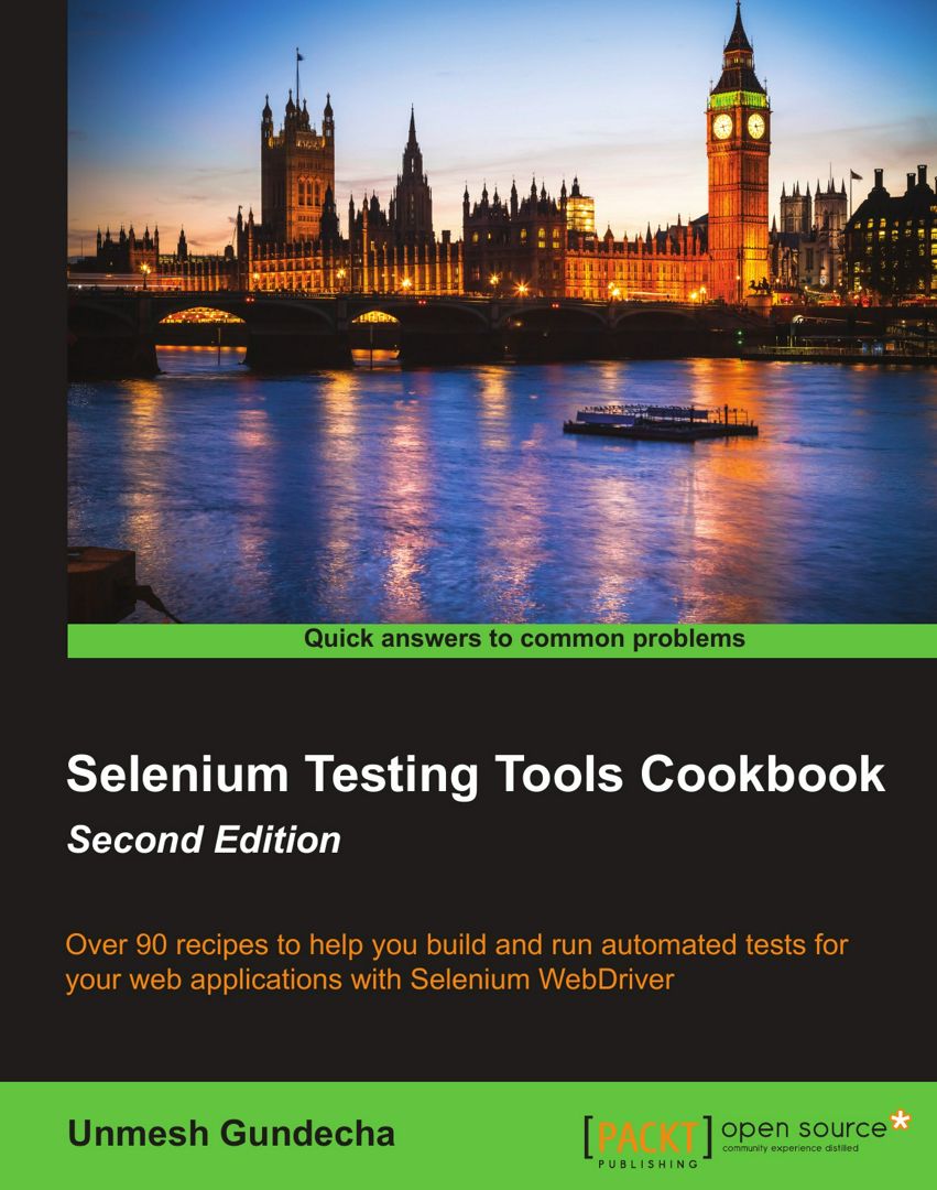 Selenium Testing Tools Cookbook