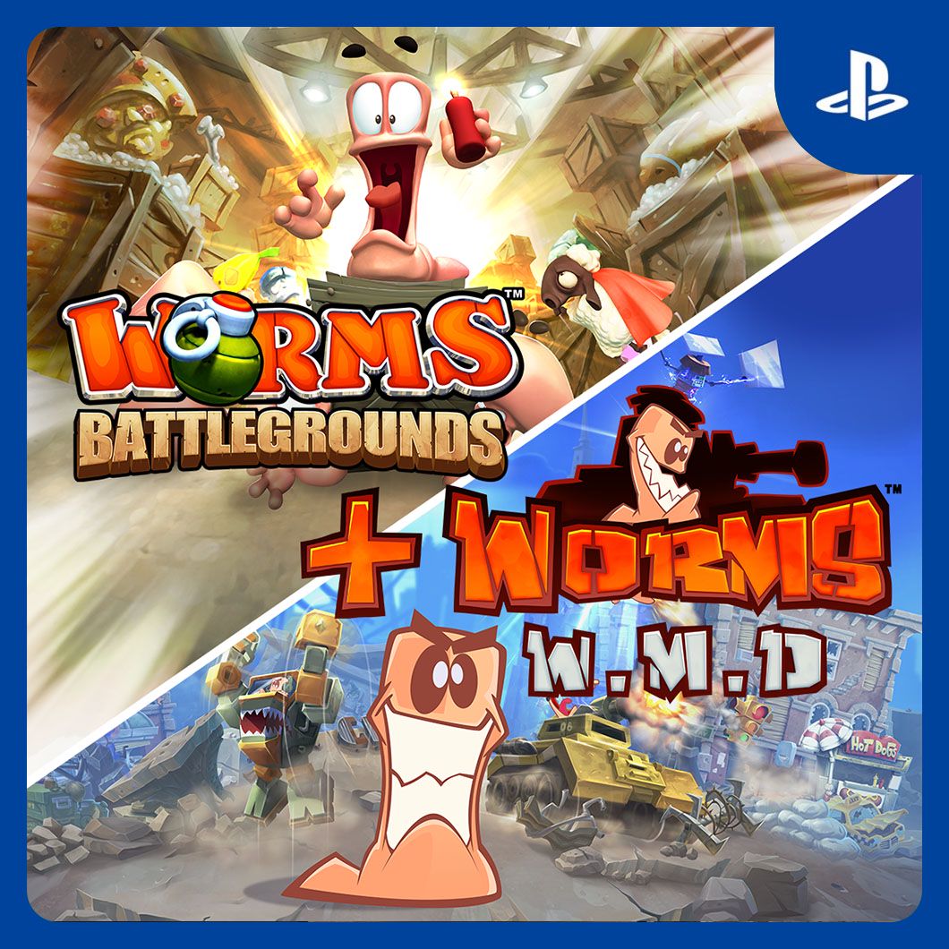 Worms Battlegrounds + Worms W.M.D | PS4 & PS5