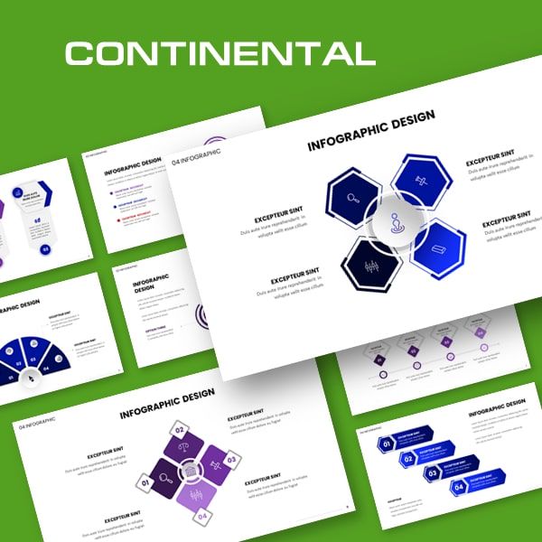 Шаблон презентации товара Continental