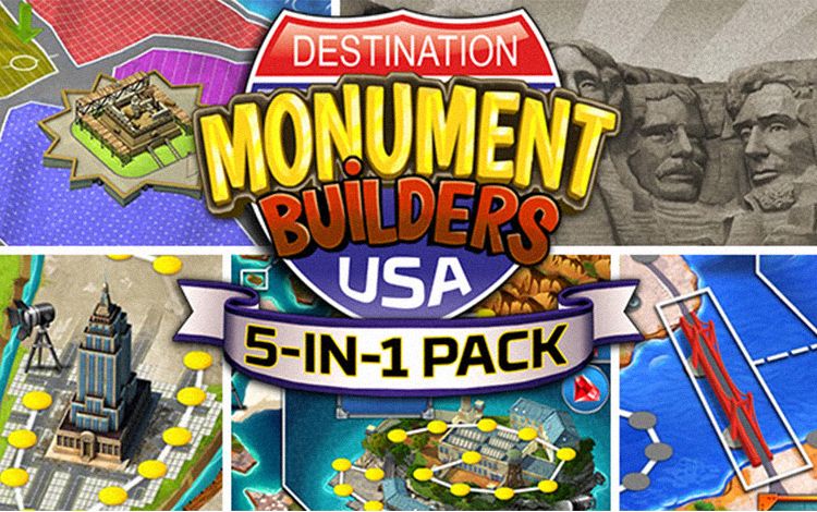 5-in-1 Pack - Monument Builders: Destination USA