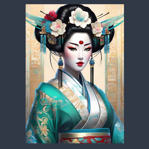 Цифровой постер «Geisha2»