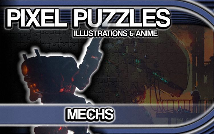 Pixel Puzzles Illustrations & Anime - Jigsaw Pack: Mechs