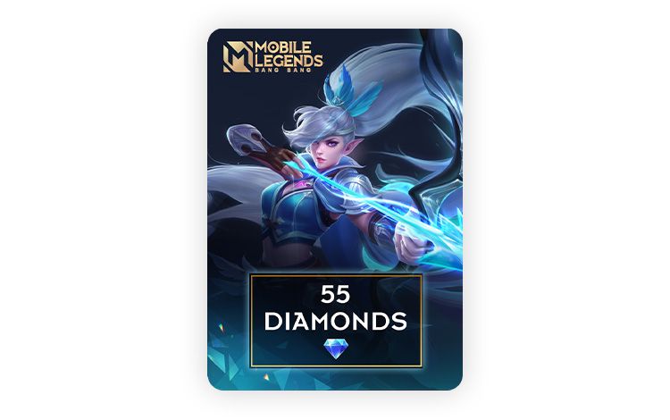 Игровая валюта Mobile Legends: 55 Diamonds [Цифровая версия]