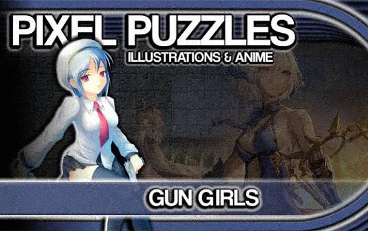 Pixel Puzzles Illustrations & Anime - Jigsaw Pack: Gun Girls