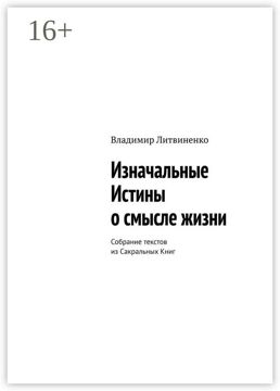 Изначальные Истины о смысле жизни - Владимир Литвиненко - купить и ...
