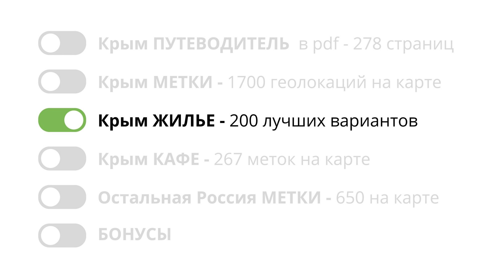 3️⃣ Крым ЖИЛЬЕ - 200 проверенных вариантов