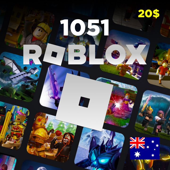 Карта пополнения Roblox 20 USD 1051 Robux