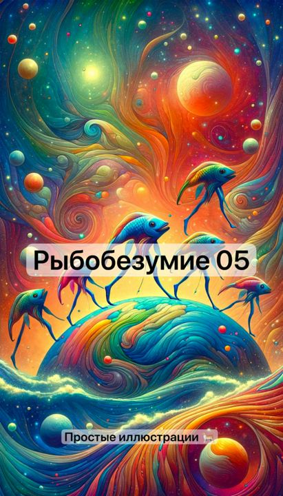 Заставка на смартфон. Рыбобезумие 05