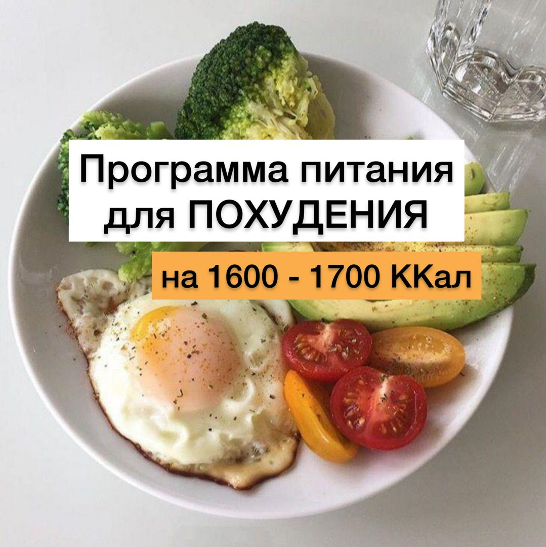 Рацион питания для похудения на 1600 - 1700 Ккал - Тебенева Т.Г - скачать  на Wildberries Цифровой | 6724