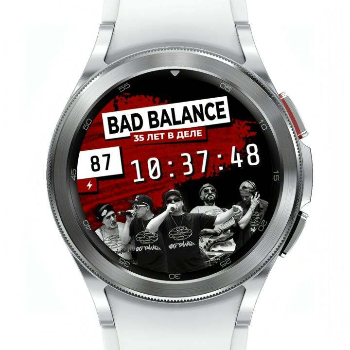 Циферблат Bad Balance для Wear OS 4 и 5