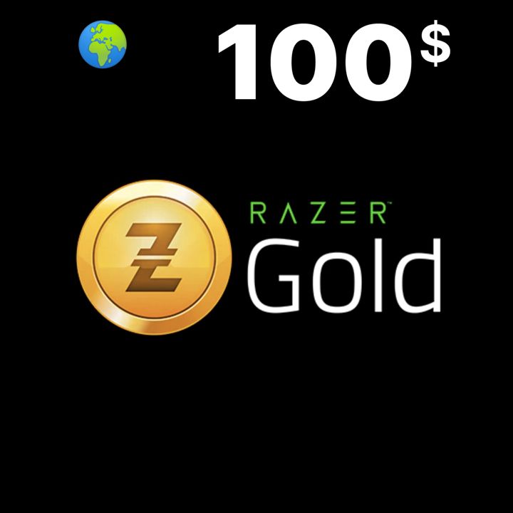 Пополнение кошелька RAZER GOLD на 100 USD / Gift Card 100 $ Global (Глобальный ключ активации)