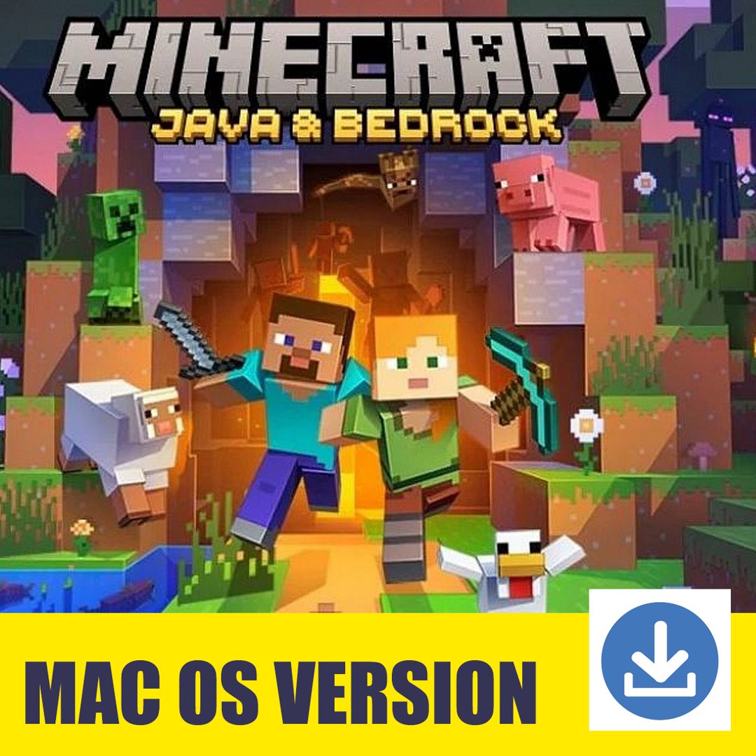 Minecraft Java Edition macOS Monterey, MacBook Air | Устанавливай на свой мак и играй в лучшую игру!