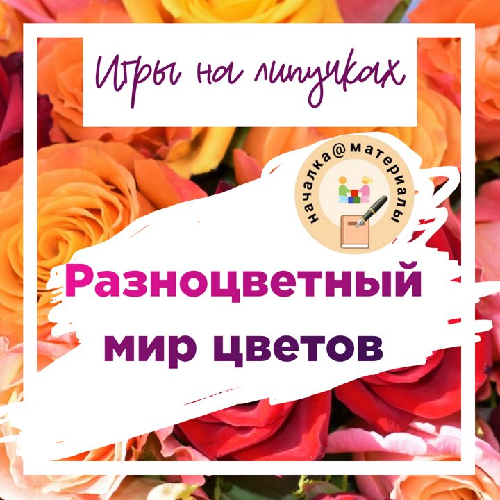 "Разноцветный мир цветов" (игры на липучках)