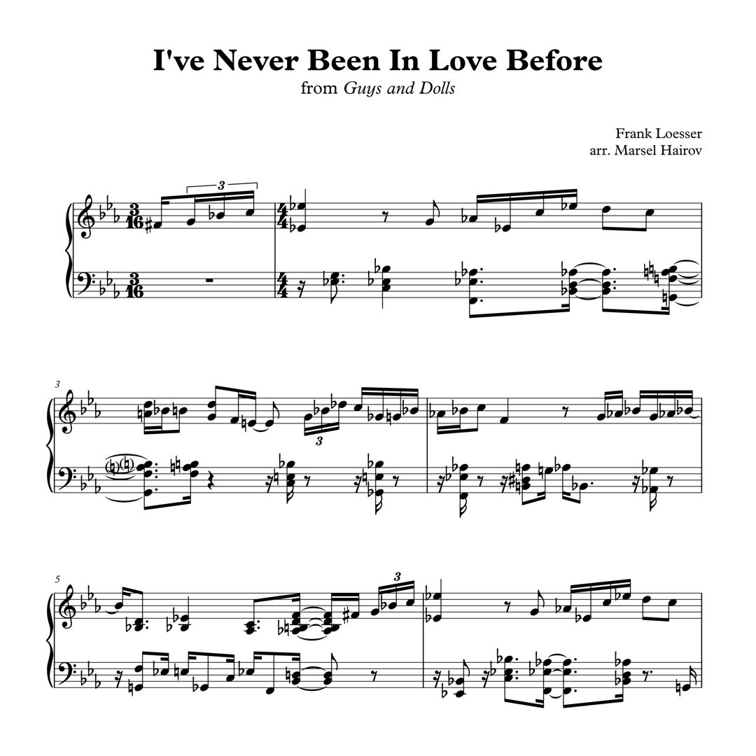 Frank Loesser - I've Never Been In Love Before