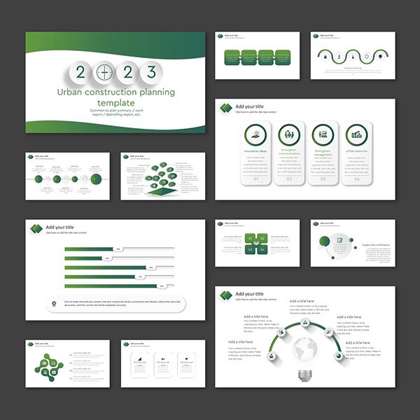 Шаблон проектной презентации Urban Planning