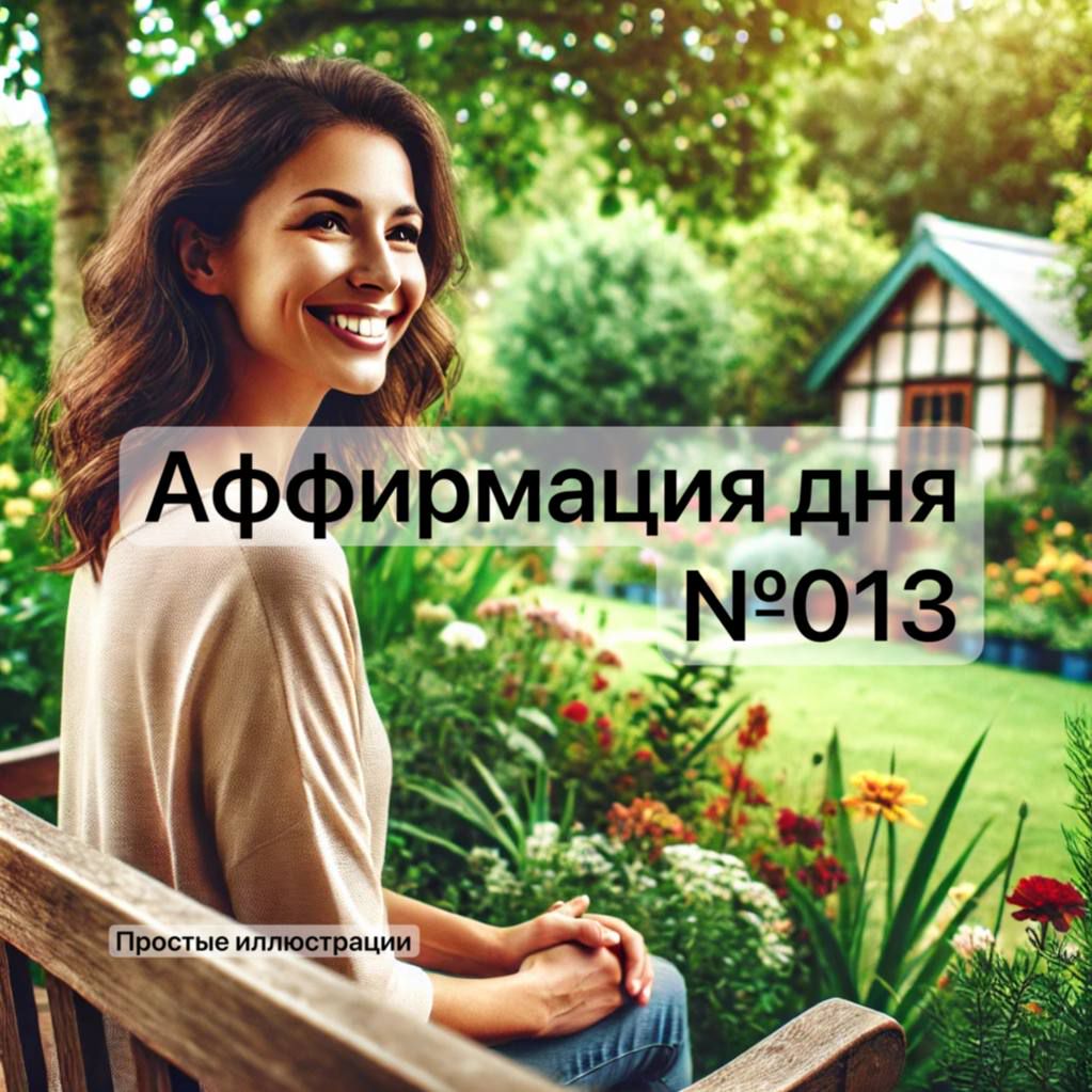 Аффирмация дня №013 для девушек