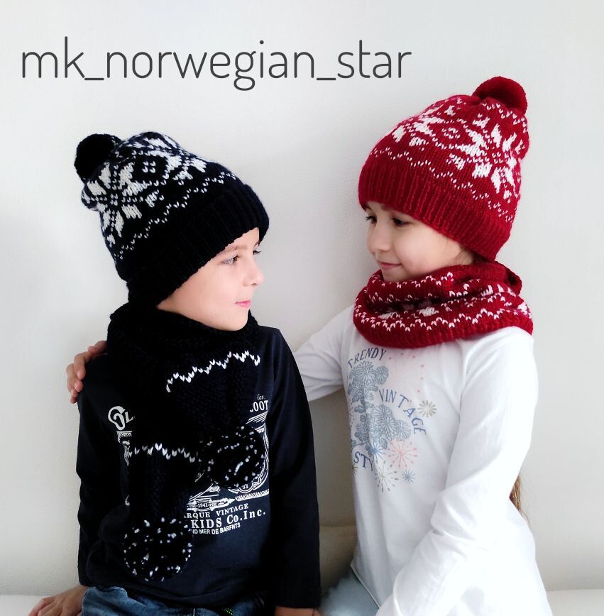 Норвежские узоры: уютный жаккард для холодных дней