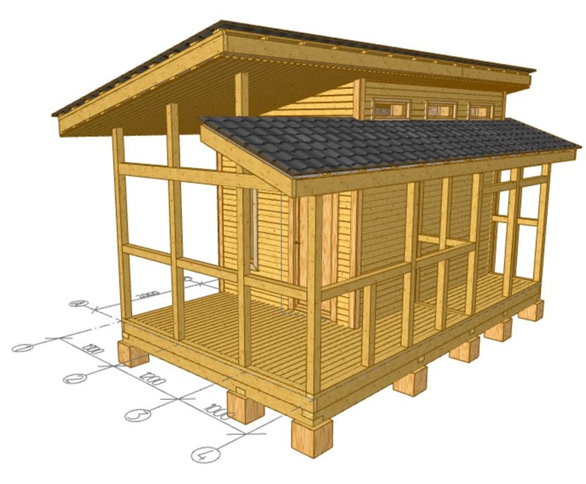 Жилой модуль в Кущёвская кровля Жилой модуль в Кущёвская кровля