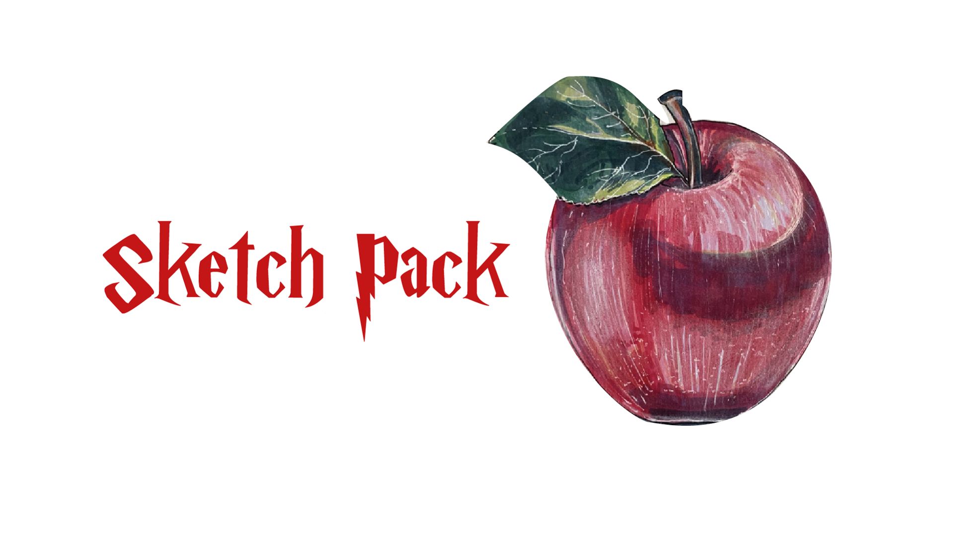 Как нарисовать реалистичное яблоко | Sketch Pack курс