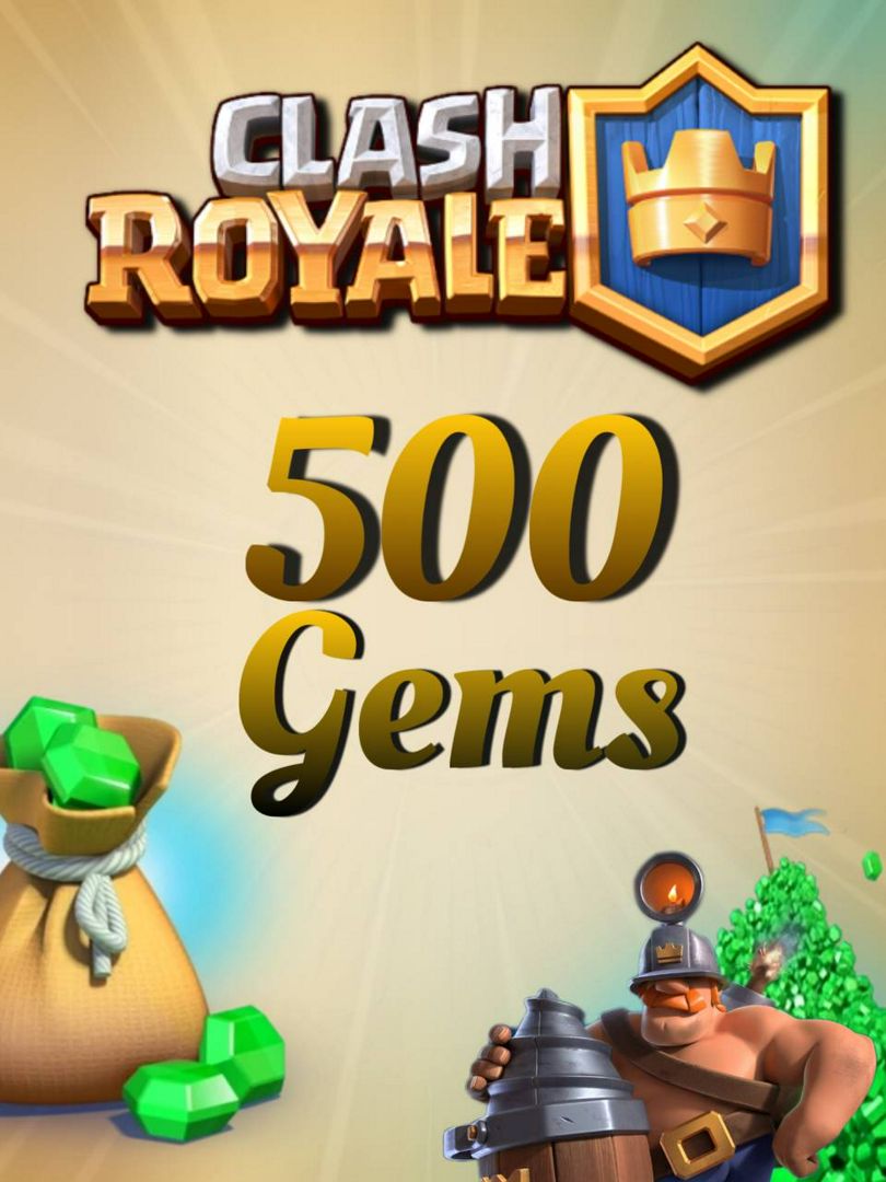 Пополнение 500 гемов в Clash Royale