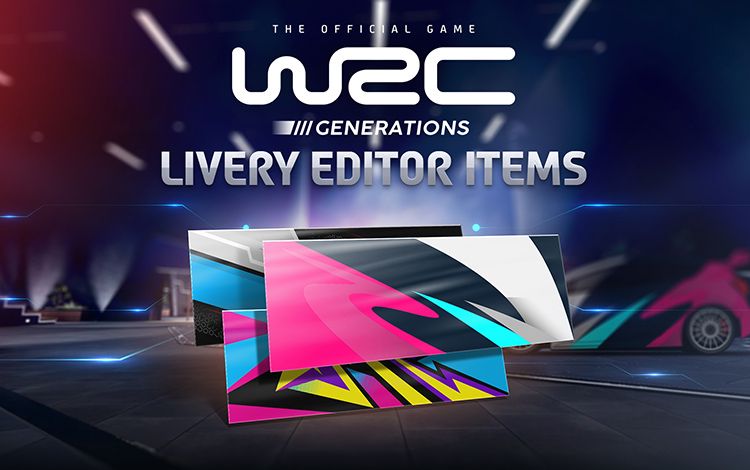 WRC Generations - Livery editor extra items
