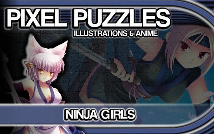 Pixel Puzzles Illustrations & Anime - Jigsaw Pack: Ninja Girls