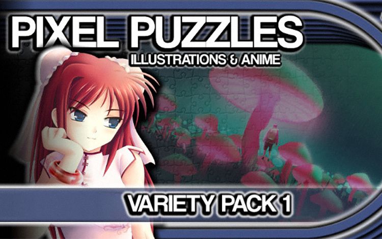 Pixel Puzzles Illustrations & Anime - Jigsaw Pack: Variety Pack 1