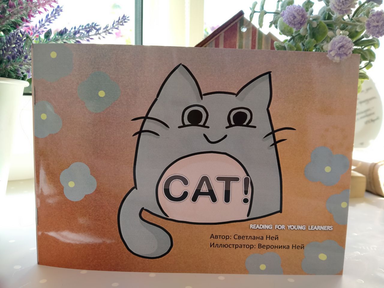 Обучающая книга на английском языке для детей CAT